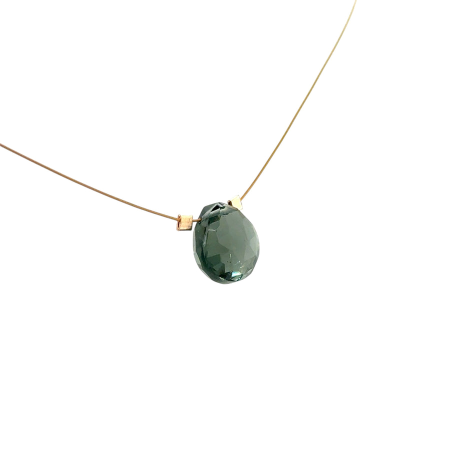 Moss Aquamarine Necklace