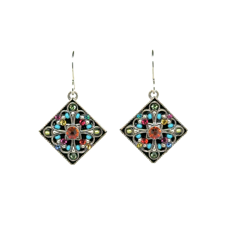 Earrings - Filigree Diamond
