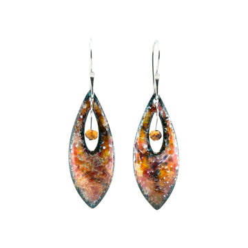 Enameled Earrings