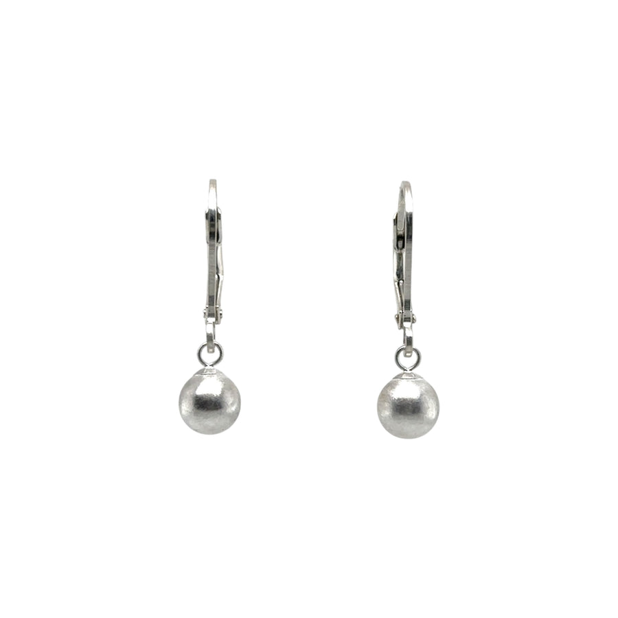 Earrings - Silver Balls