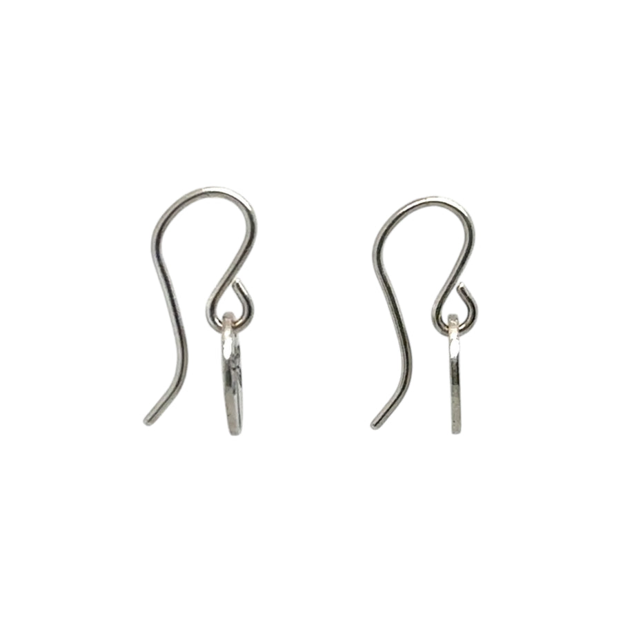 Earrings - Disk with Dragonfly