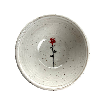 Bowl - White Paintbrush - Small