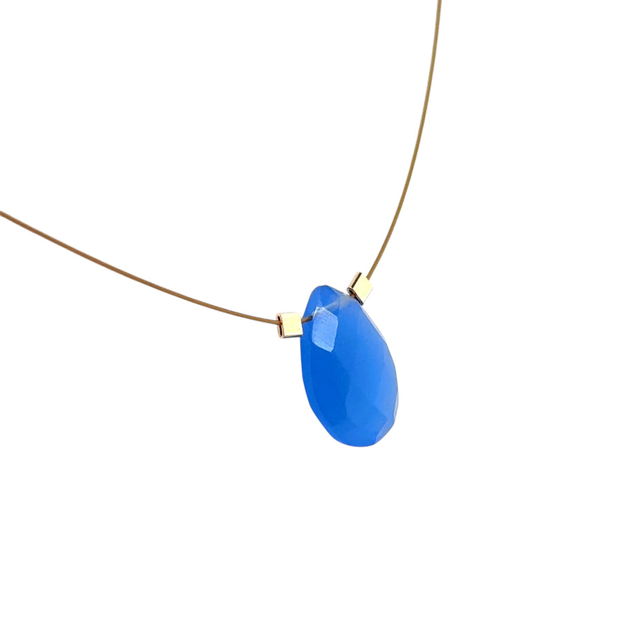 Blue Chalcedony Necklace