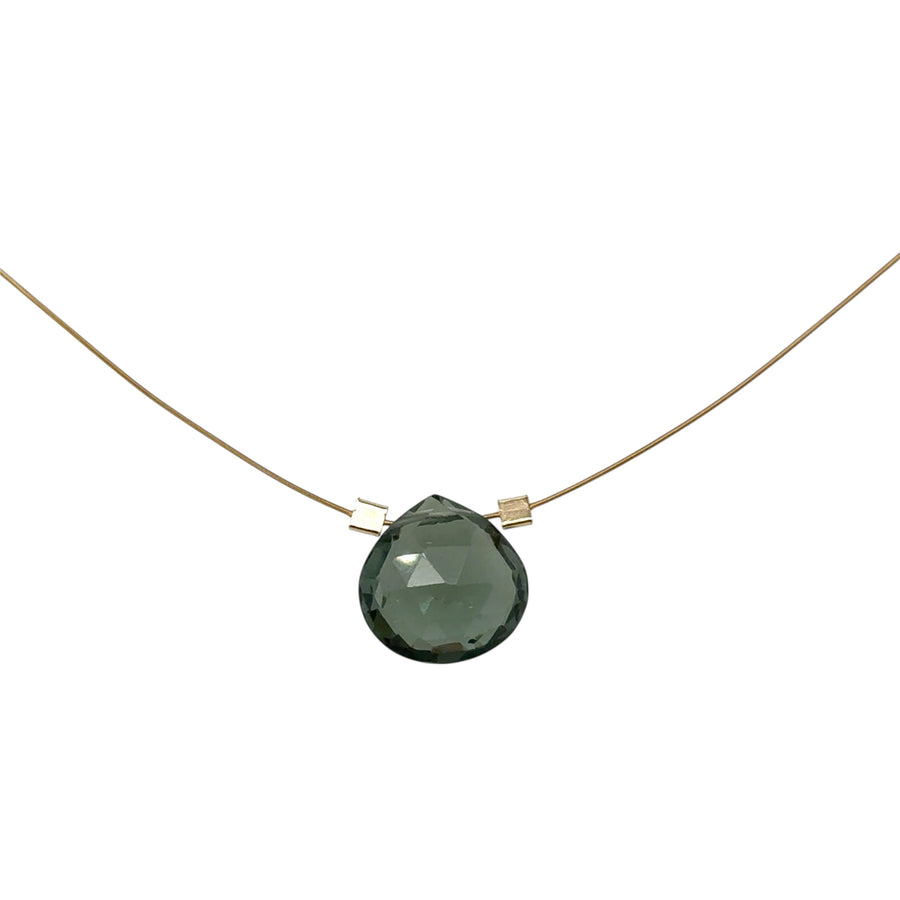 Moss Aquamarine Necklace