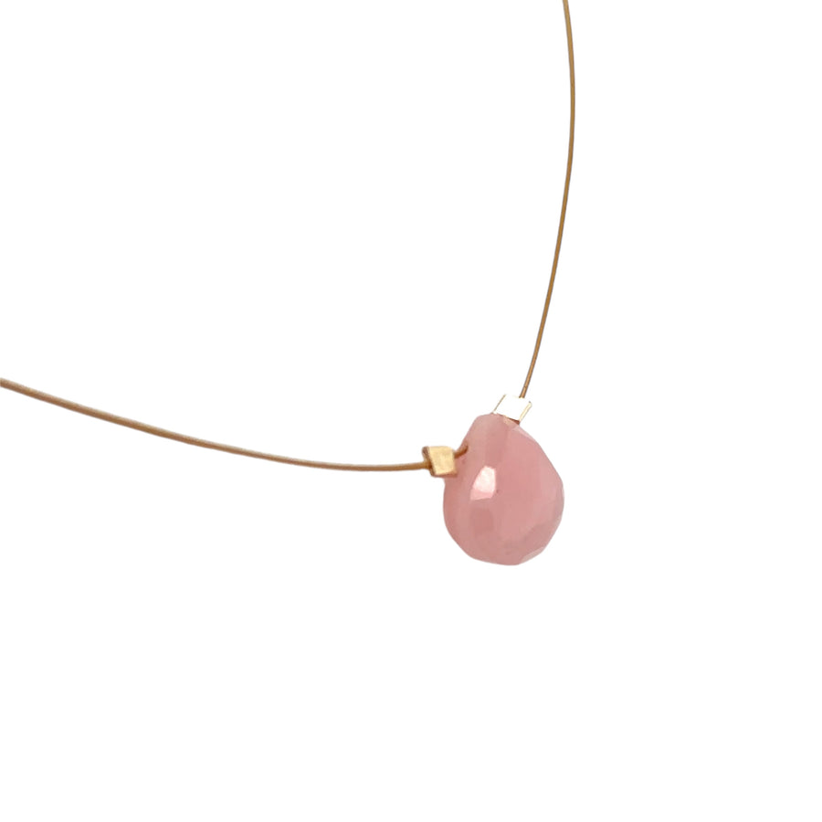 Pink Jade Necklace