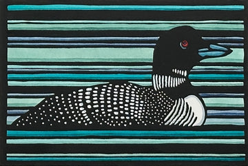 Loon - Original Linocut