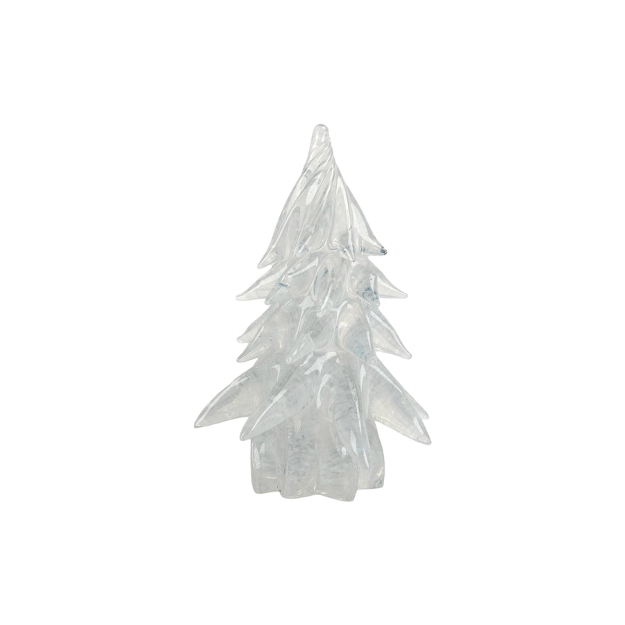 Small Glass Tree - White