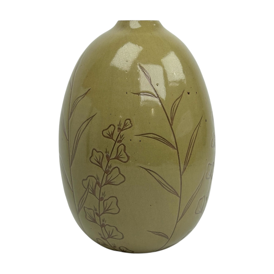Large Vase - Sage - Botanical
