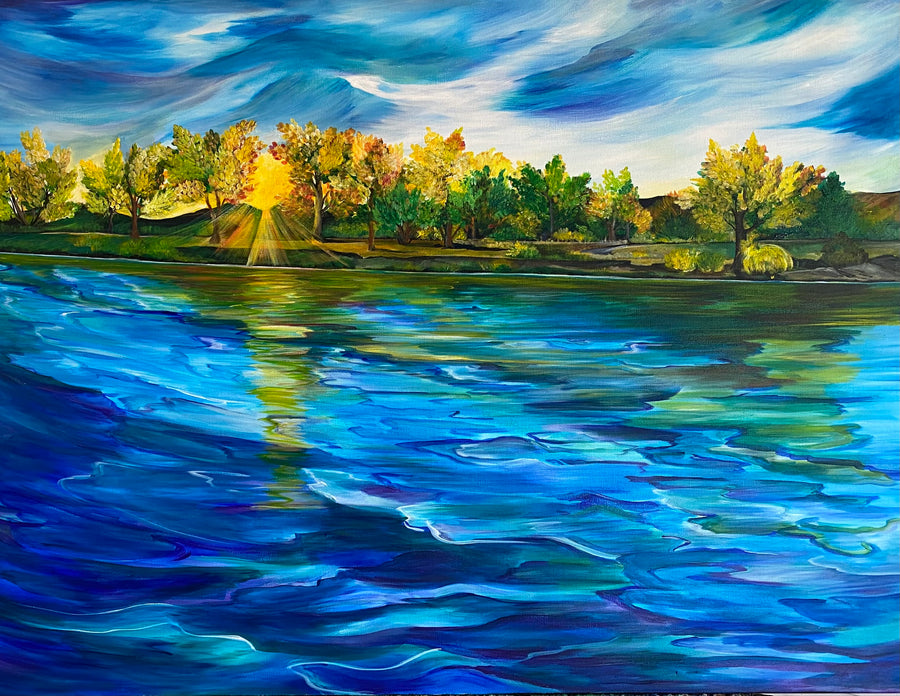 Bighorn River - Original Painting