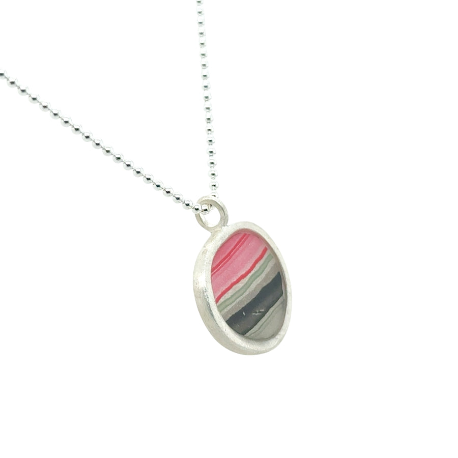 Necklace - Horizontal Beachstone