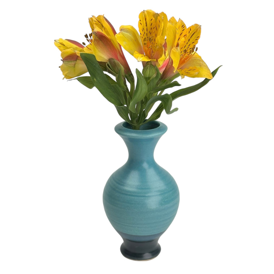 Bud Vase - Blue/Dark Blue