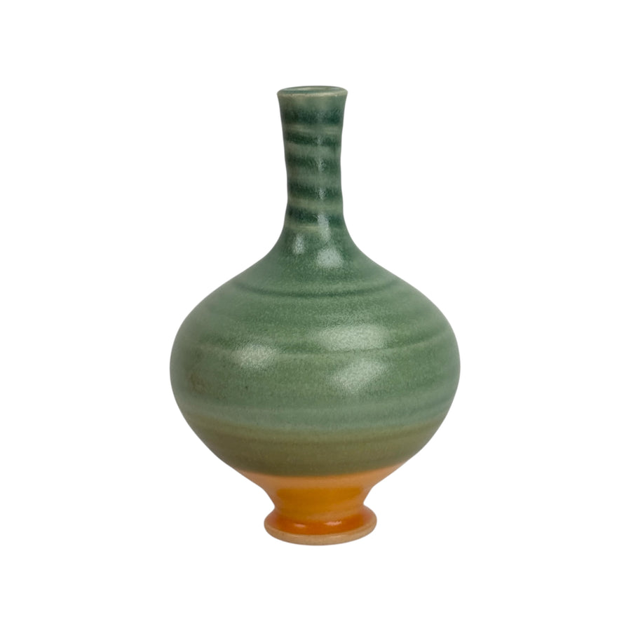 Bud Vase - Green/Yellow