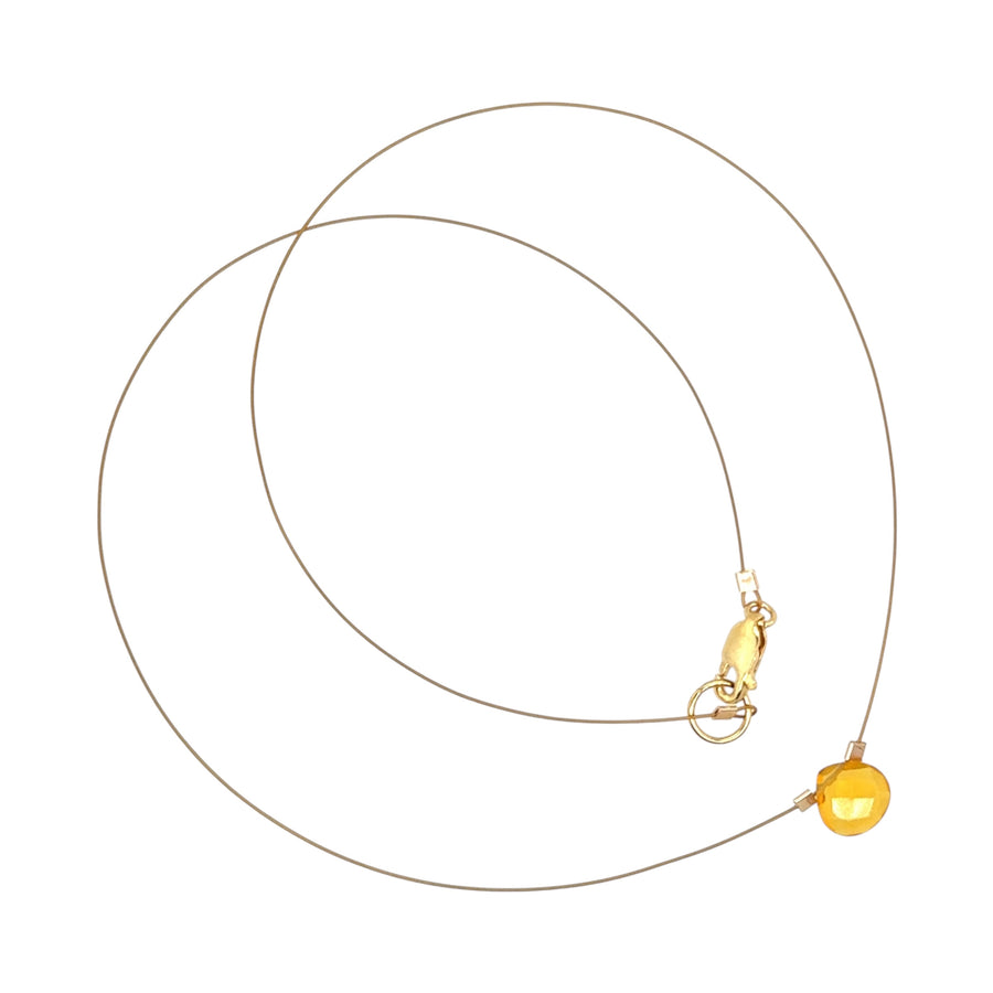 Yellow Topaz Necklace