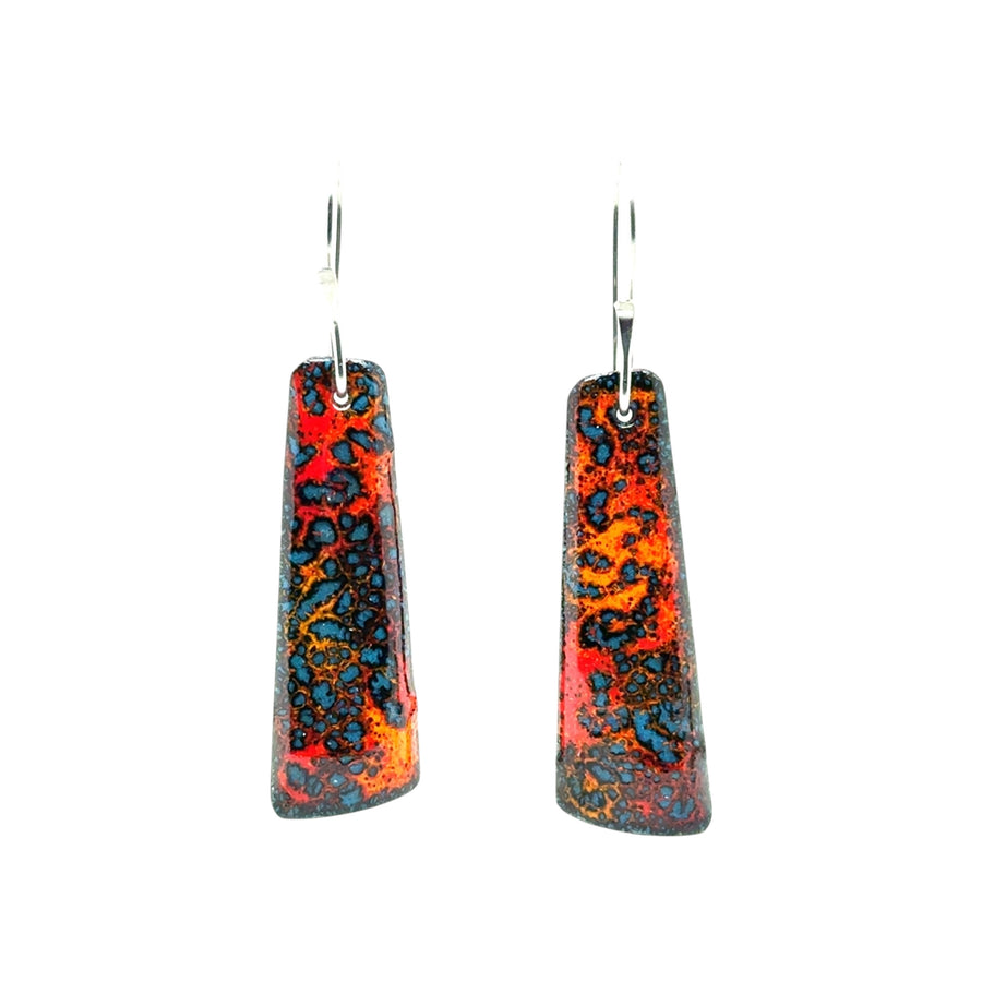 Enameled Earrings