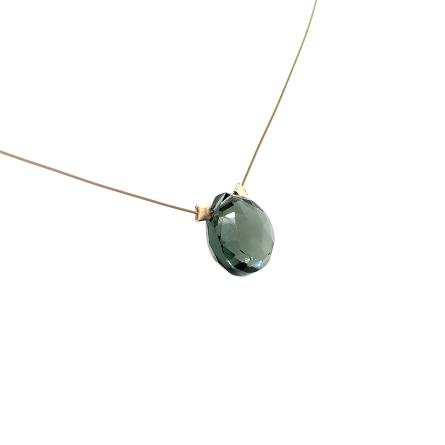 Moss Aquamarine Necklace