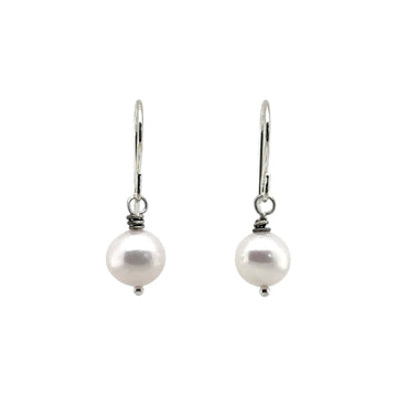 Earrings - Freshwater Pearls - White
