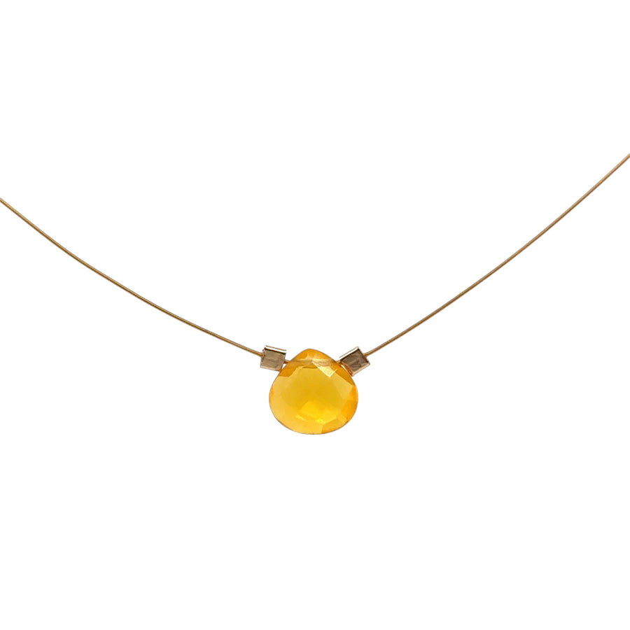 Yellow Topaz Necklace
