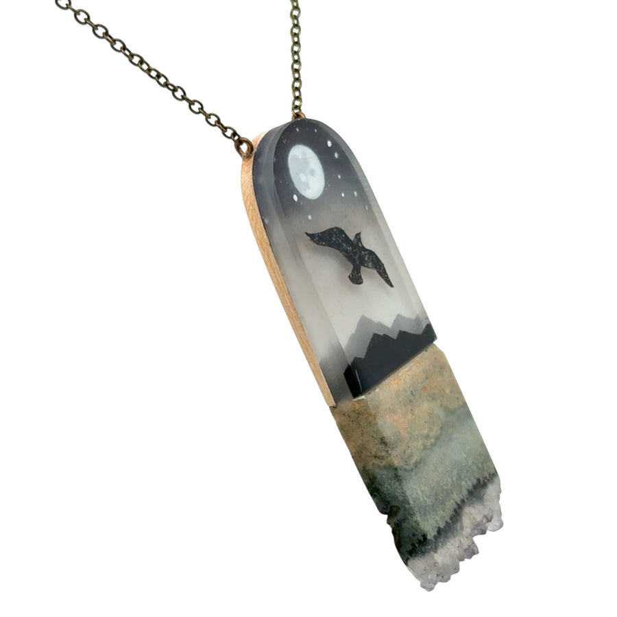 Necklace with Crystals - Flight