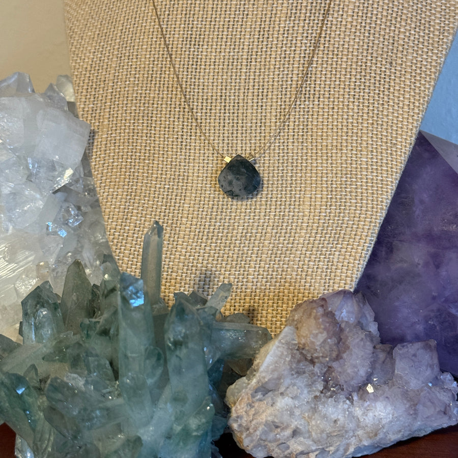 Green Moss Agate Necklace