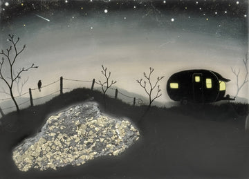 Camper with Pyrite and Basalt