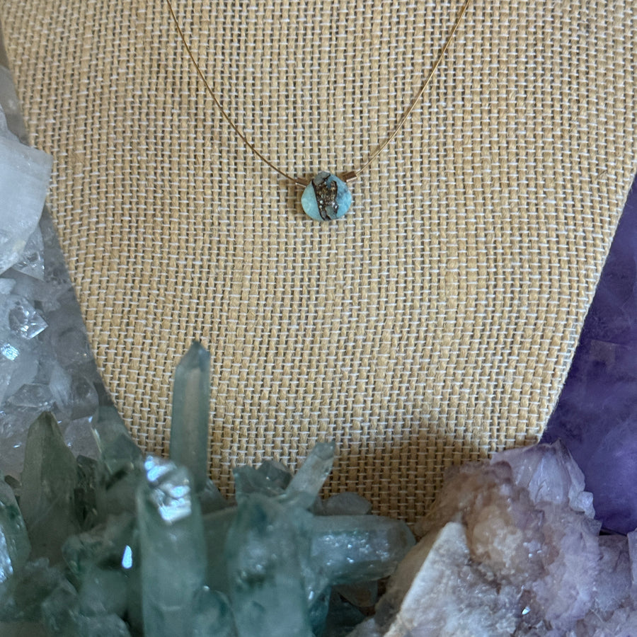 Copper Amazonite Necklace