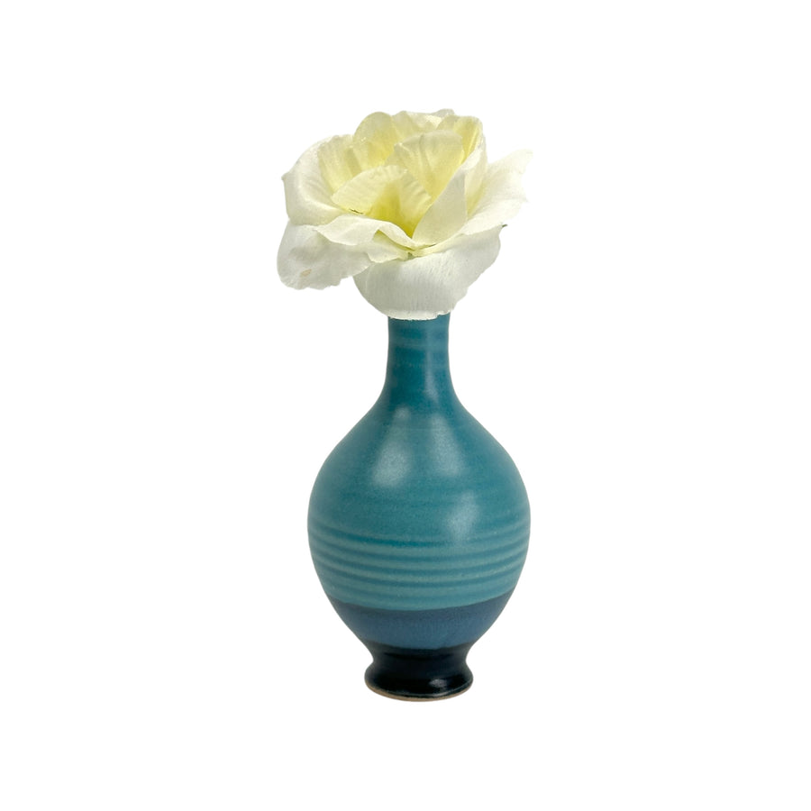 Bud Vase - Blue/Dark Blue