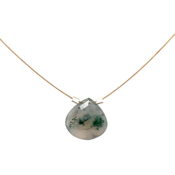 Green Moss Agate Necklace
