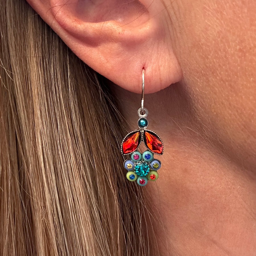 Earrings - Botanical Flower