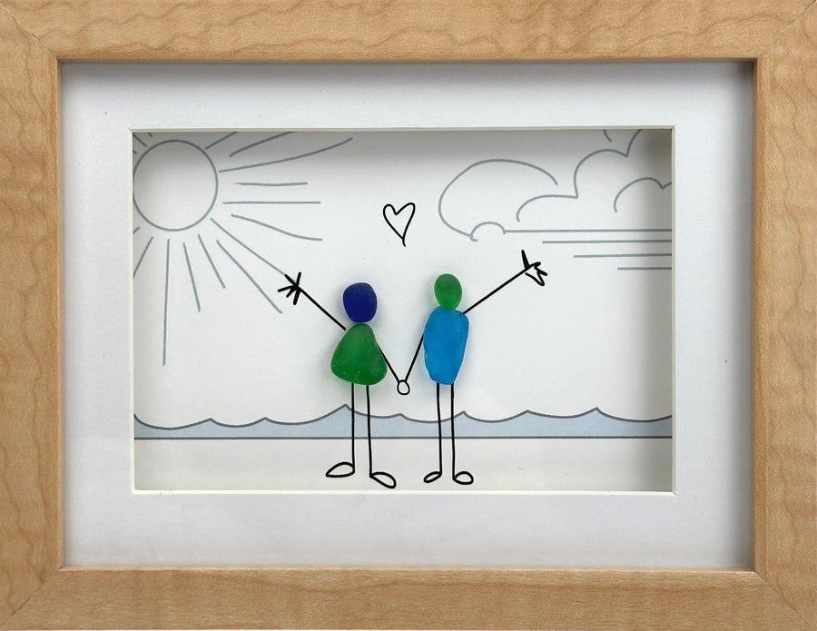 Sea Glass Couple