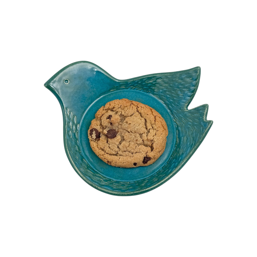 Bird Plate - Large - Teal