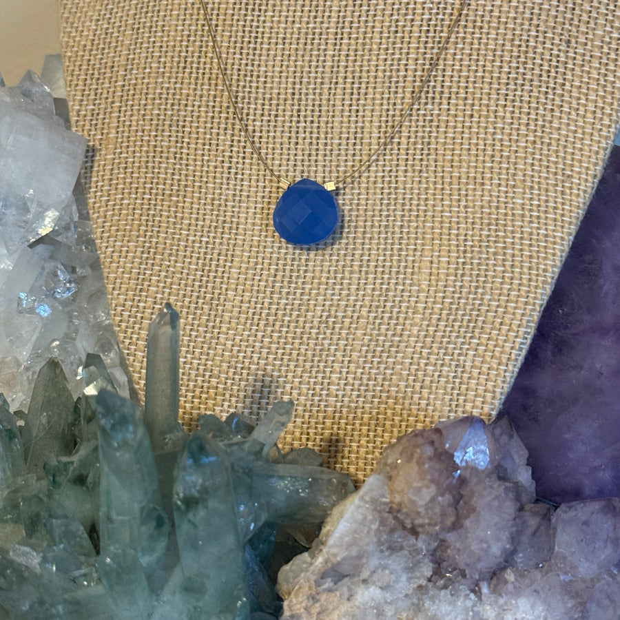 Blue Chalcedony Necklace