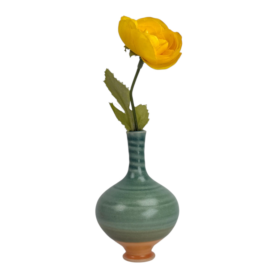 Bud Vase - Green/Yellow