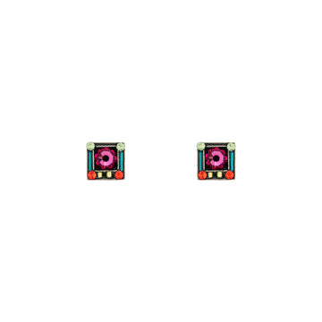 Earrings - Stud - Square