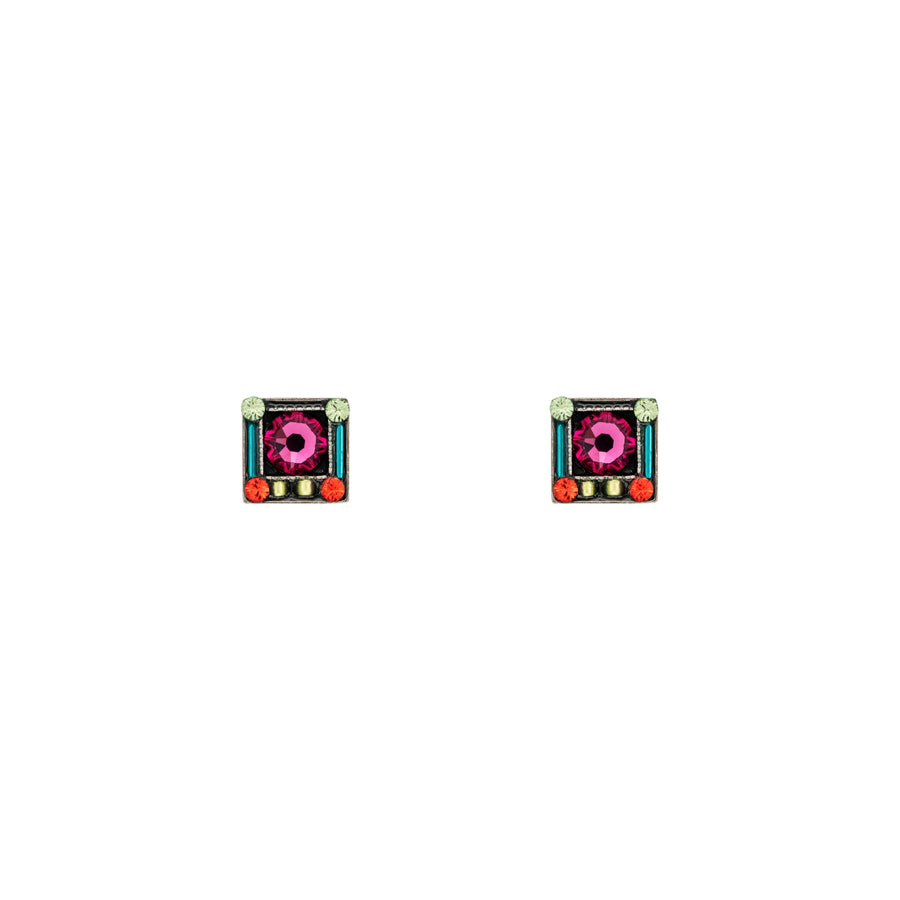 Earrings - Stud - Square