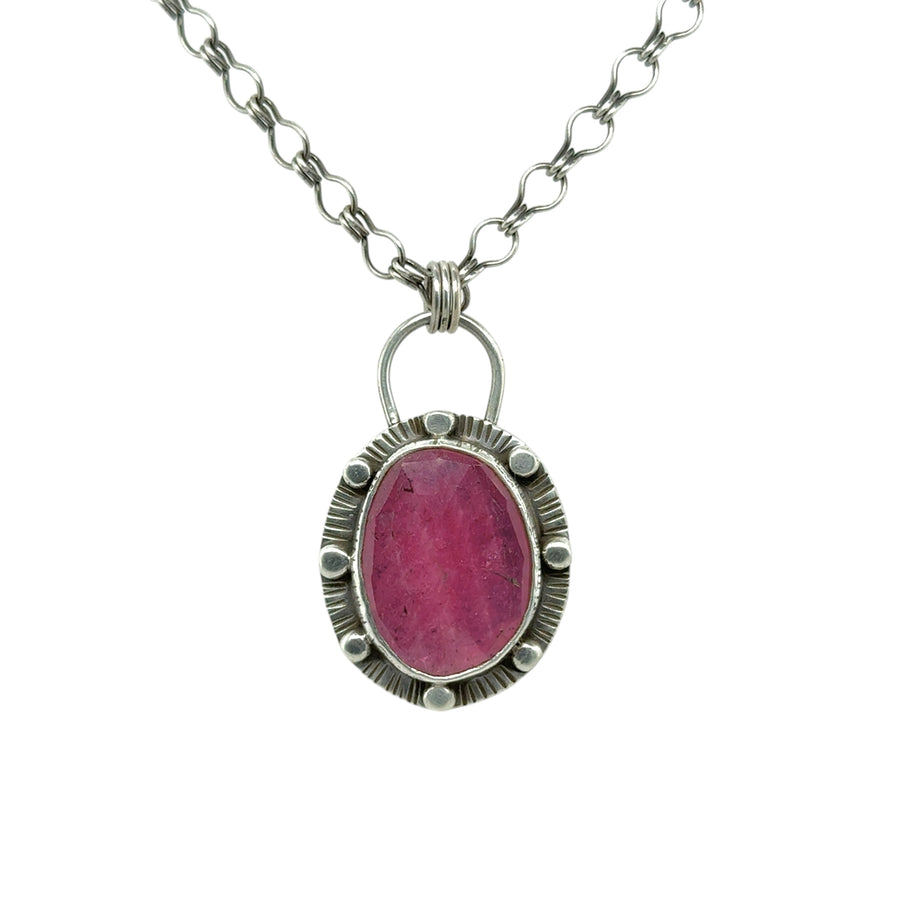 Necklace - Pink Sapphire