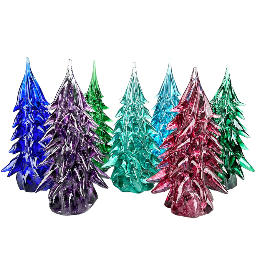 Large Glass Tree - Dark Green