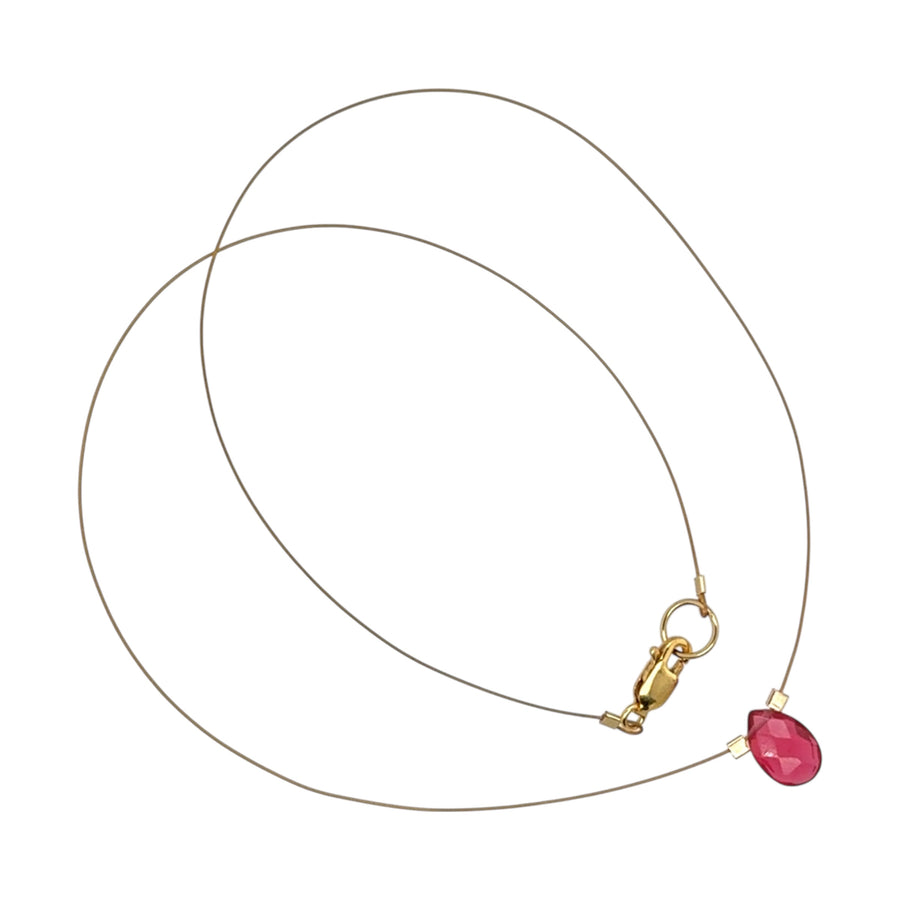 Pink Tourmaline Necklace