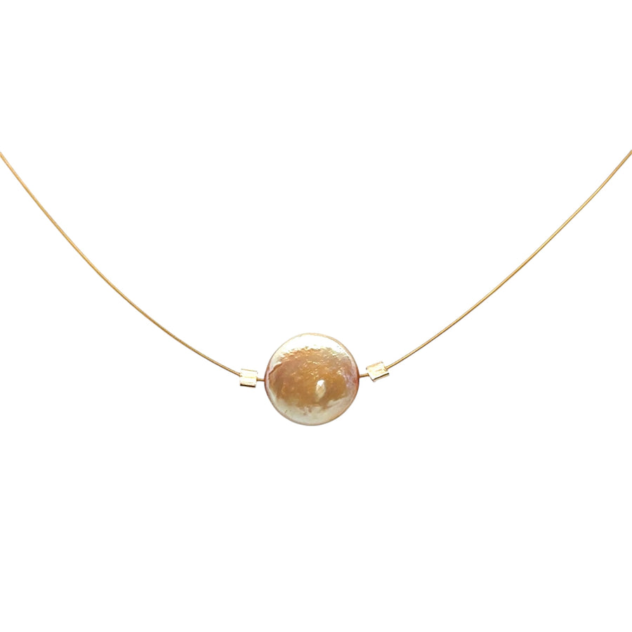 Coin Pearl Necklace