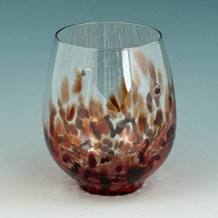 Hand Blown Stemless Glass - Small