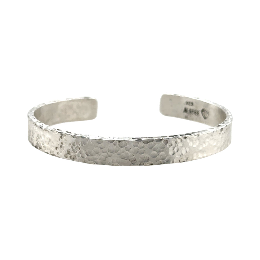 Bracelet - Silver Hammered Cuff