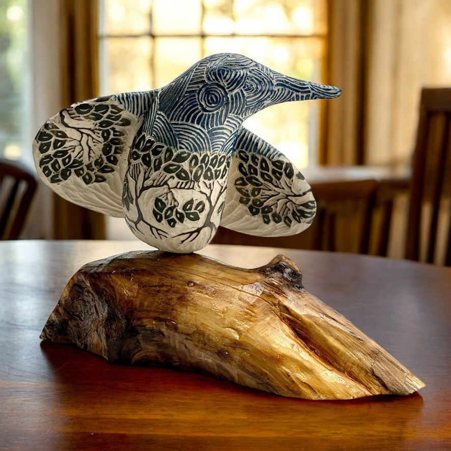 Bird - Carved - Winter #1205