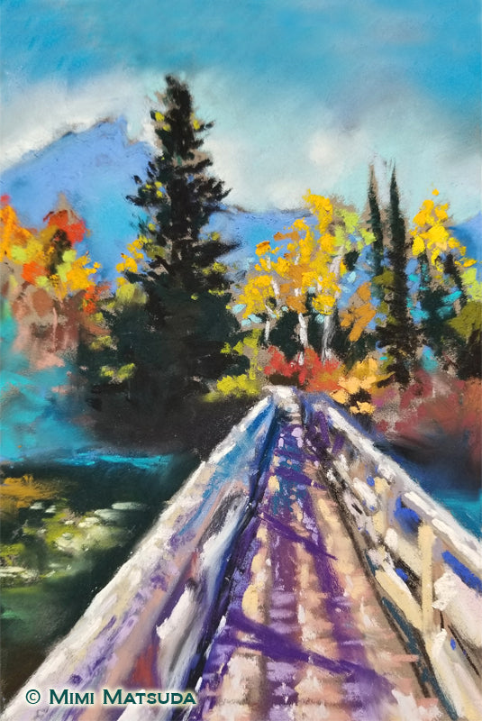 Cottonwood Creek - Grand Teton National Park - Original Pastel