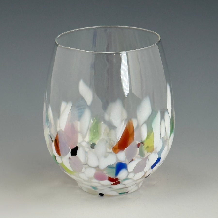 Hand Blown Stemless Glass - Small