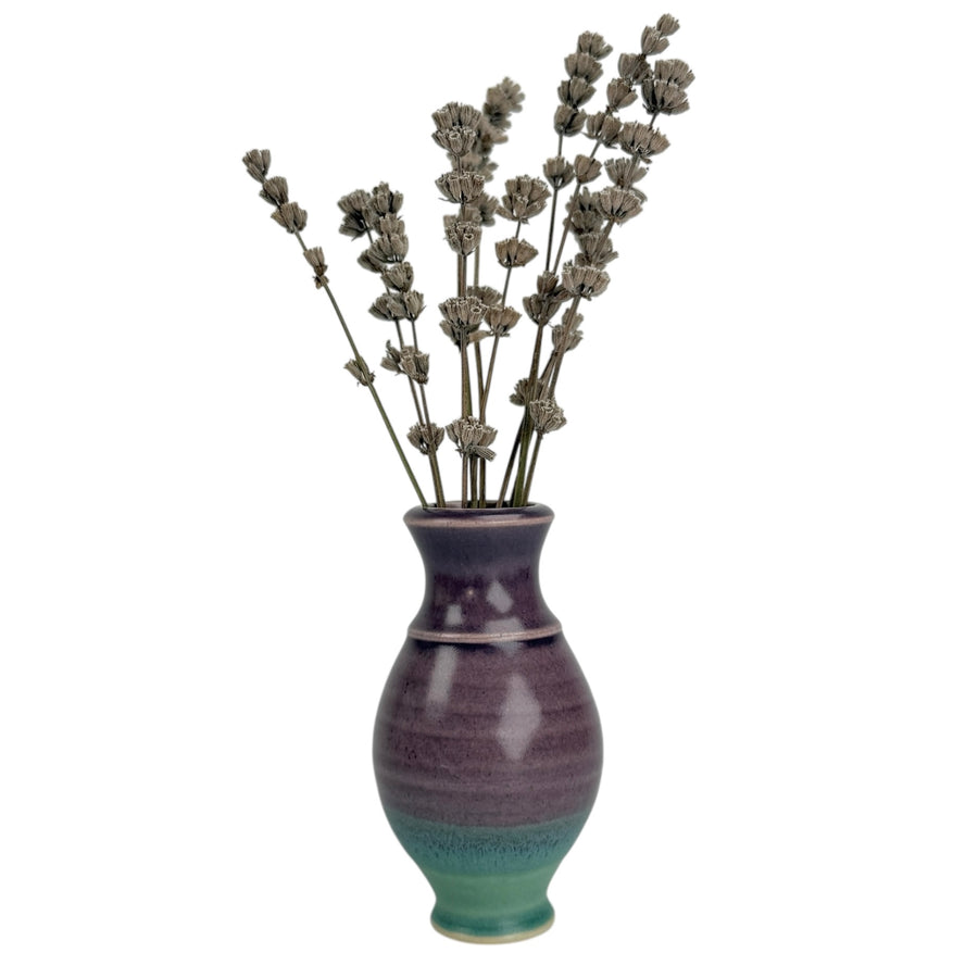Bud Vase - Purple/Green