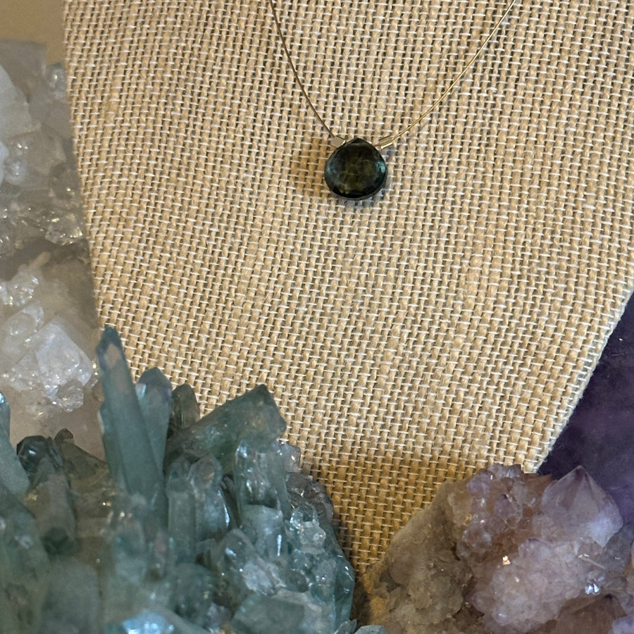 Moss Aquamarine Necklace