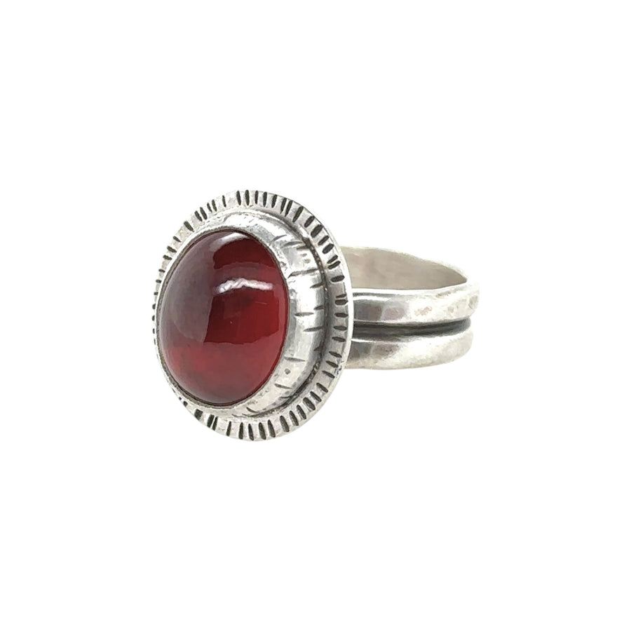 Ring - Hessonite Garnet - Size 8.25