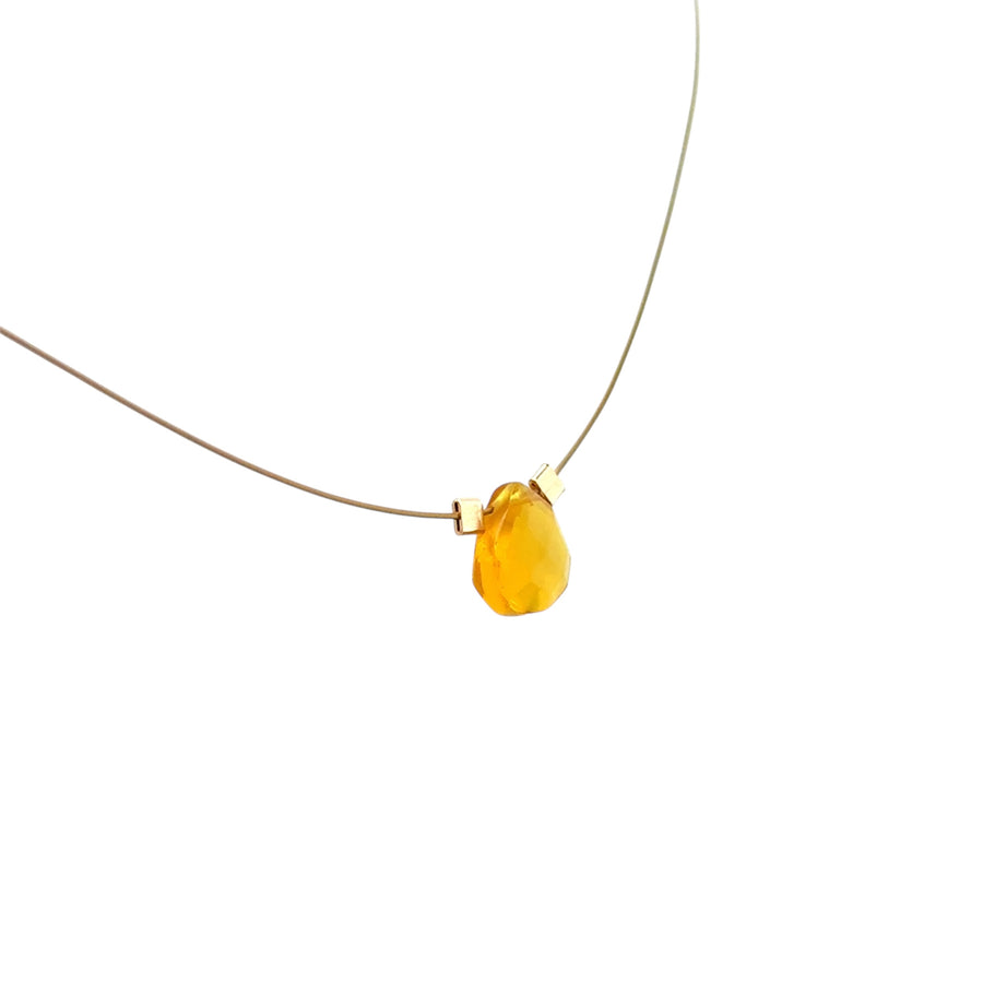 Yellow Topaz Necklace