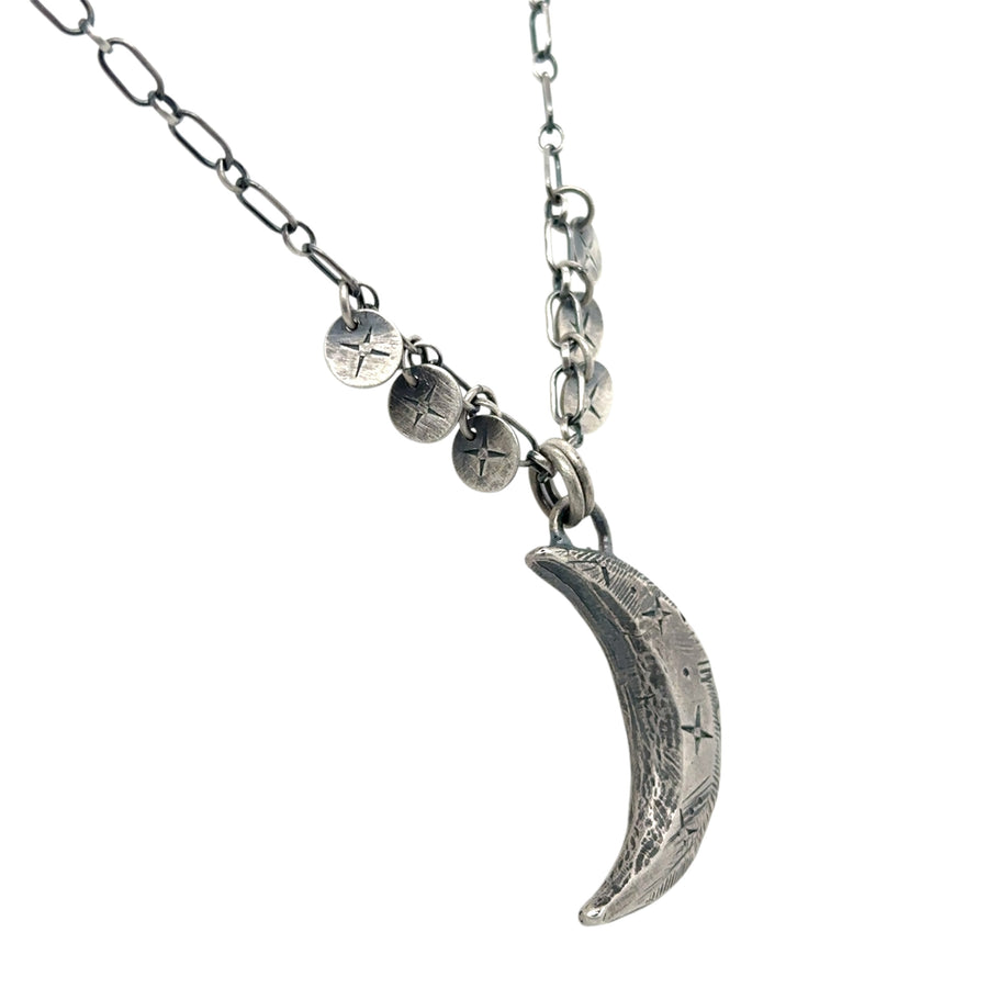 Shoot for the MOON - Charmed Crescent Moon Necklace