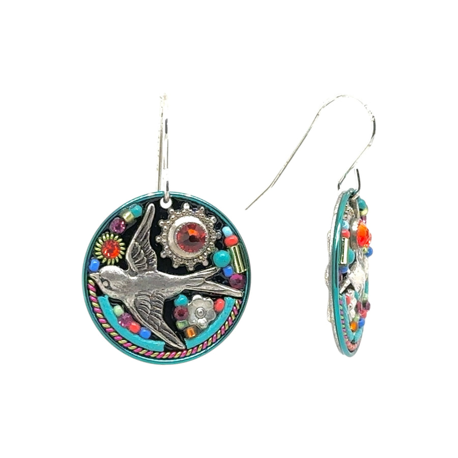 Earrings - Paloma Round