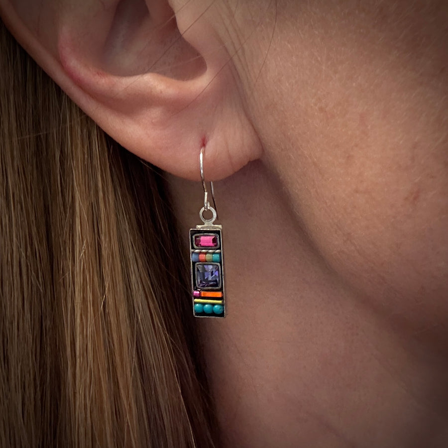 Earrings - La Dolce Vita Rectangle